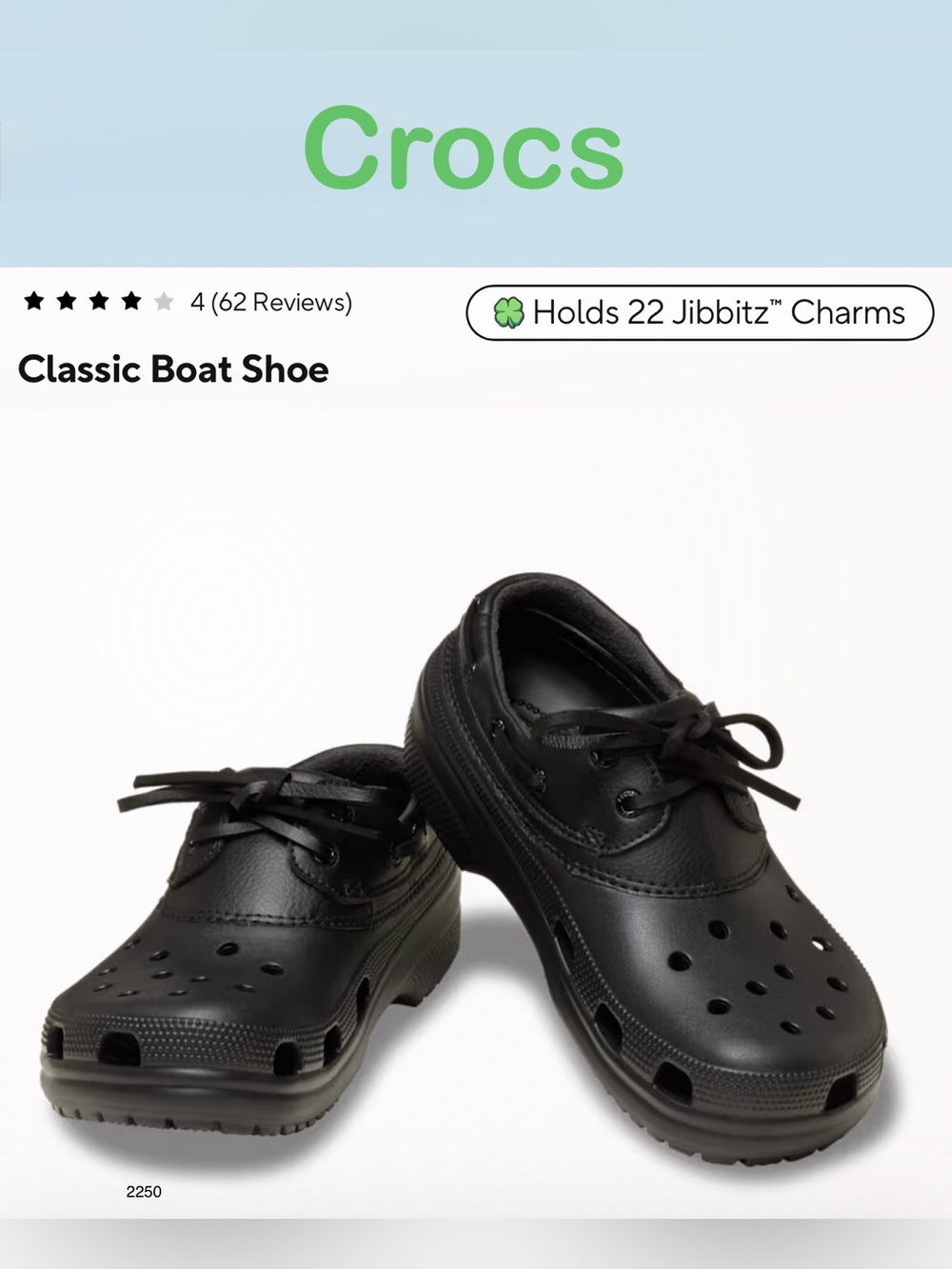 *new* Crocs Classic Boat Shoe Clogs